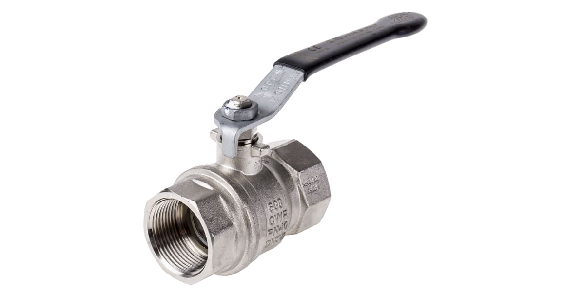 Product image for Industrial ball valve, lever 1 1/4in