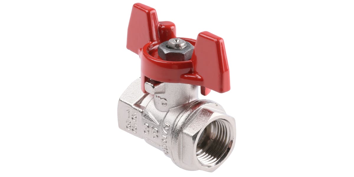 Product image for T handle ball valve 3/8in F-F