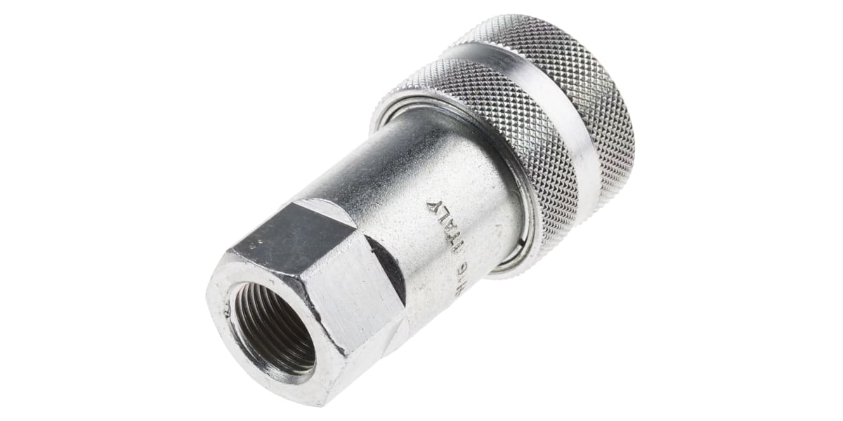 Product image for 3/8in BSP female steel body coupler