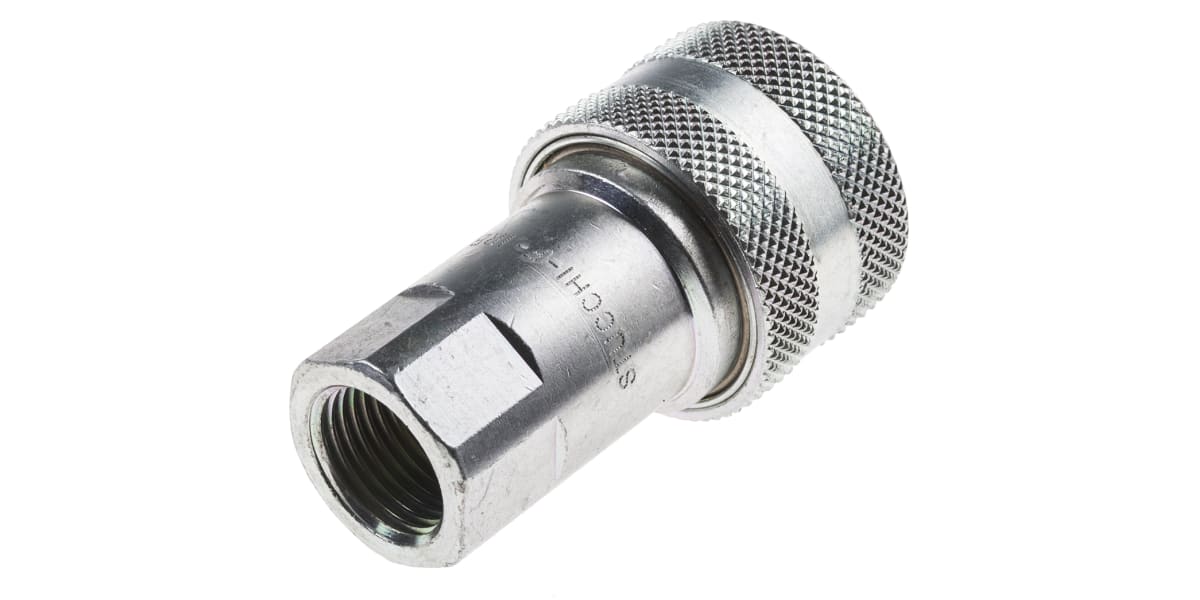 Product image for 1/2in BSP female steel body coupler