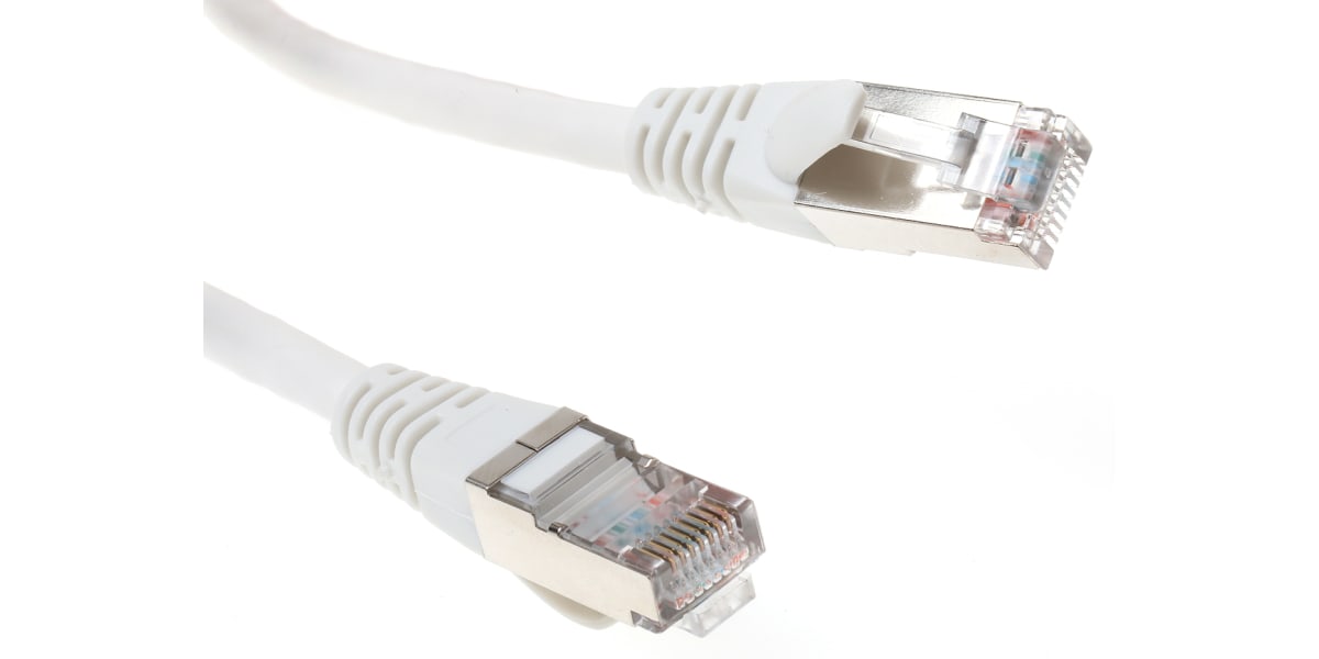 Product image for PATCH CORD CAT5E FTP 2M WHITE