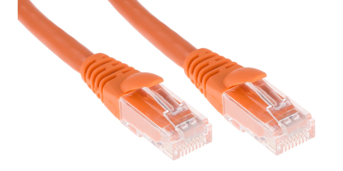 Product image for Patch cord Cat6 UTP KM8 LSZH Orange 1m