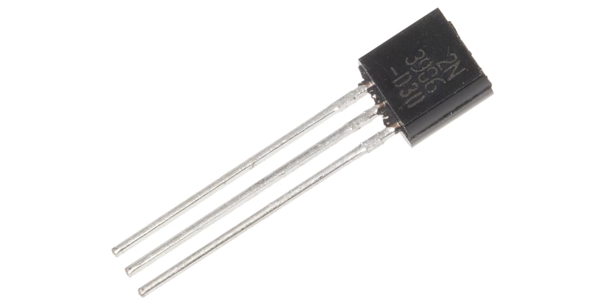 Product image for ON Semi 2N3906BU PNP Transistor, 200 mA, 40 V, 3-Pin TO-92