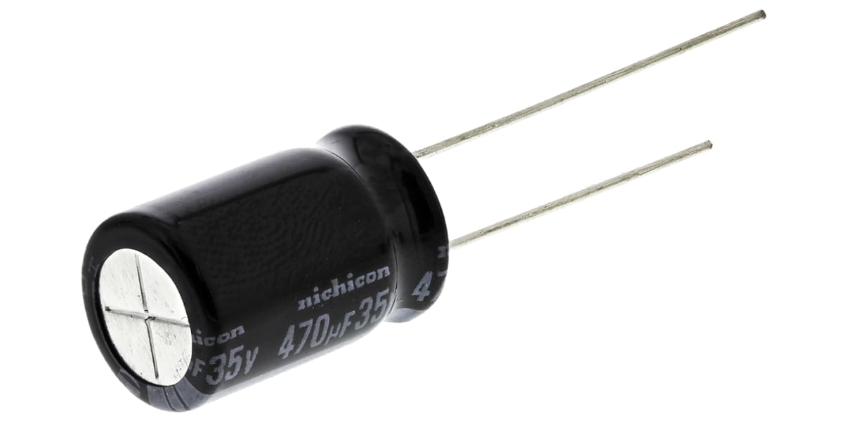 Product image for Nichicon 470μF Electrolytic Capacitor 35V dc, Through Hole - UVY1V471MPD