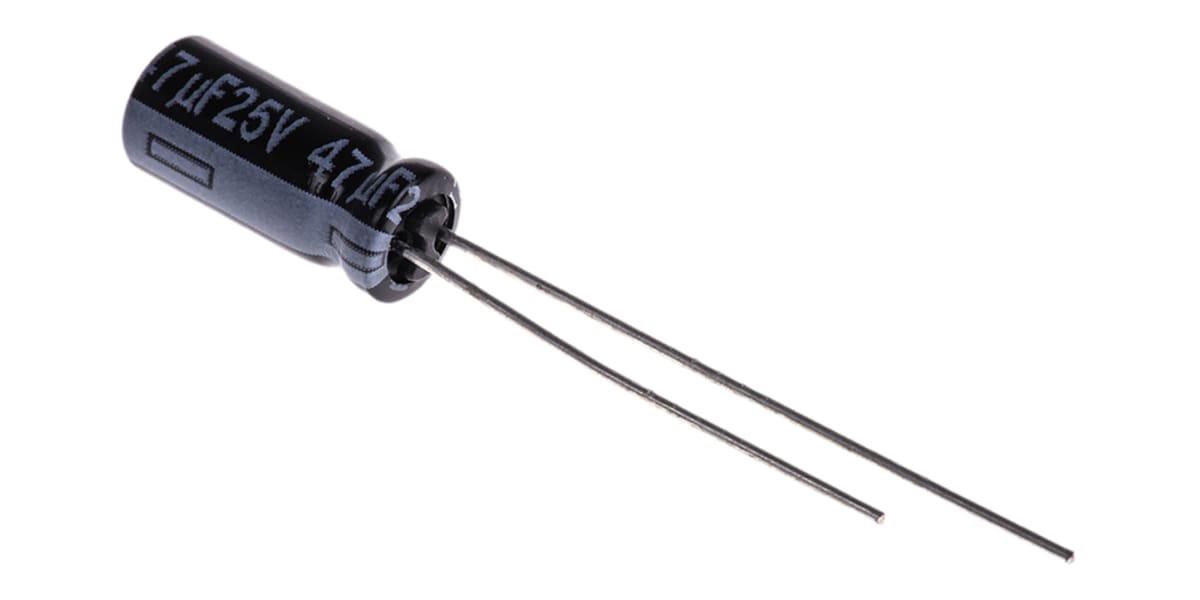 Product image for Capacitor Al FR 47uF 25V 5x11