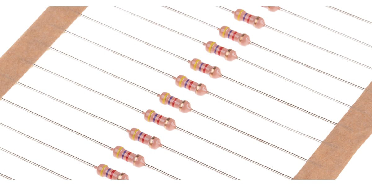 Product image for CARBON RESISTOR, 0.5W ,5%, 4K7