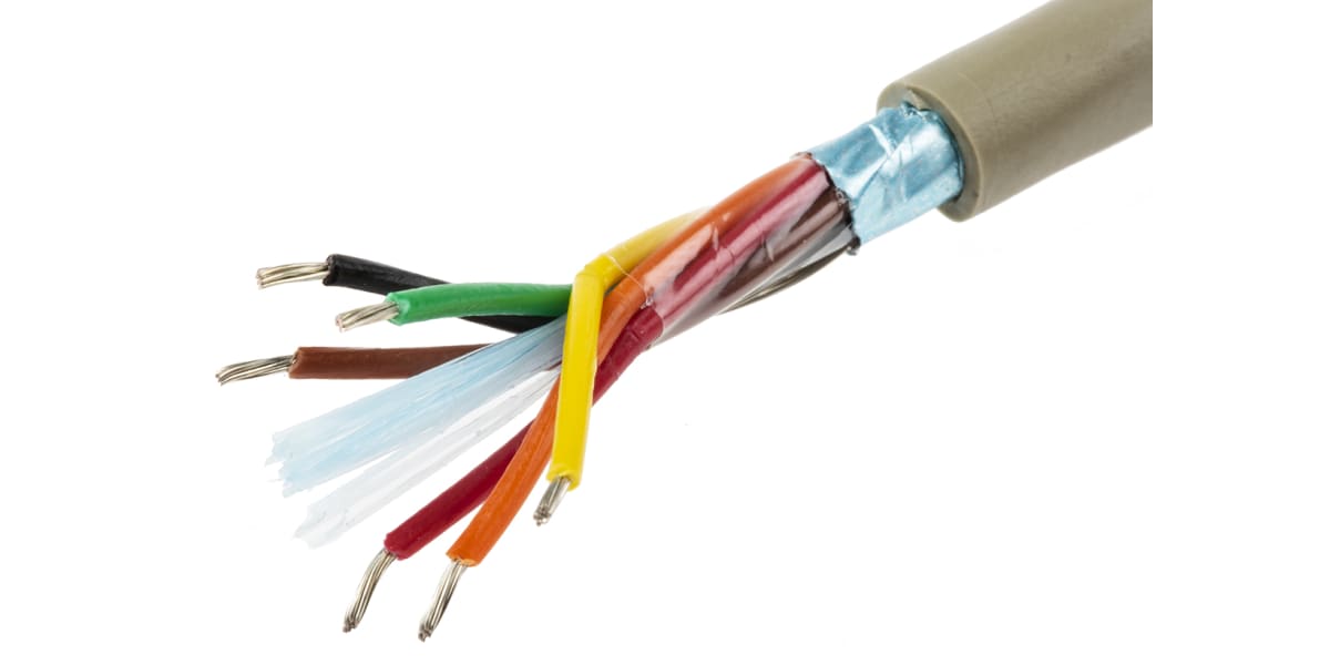 Product image for PROTEKT 300V FOIL SHIELDED 22AWG 6 CORE