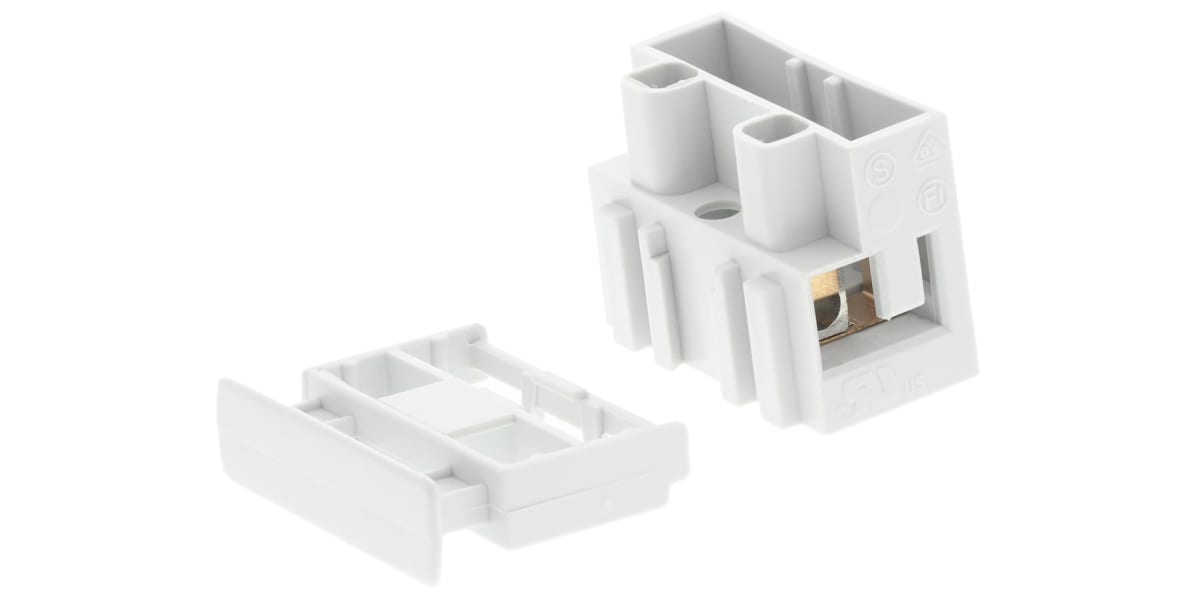 Product image for FUSED TERMINAL BLOCK 1P INTERLOCKING