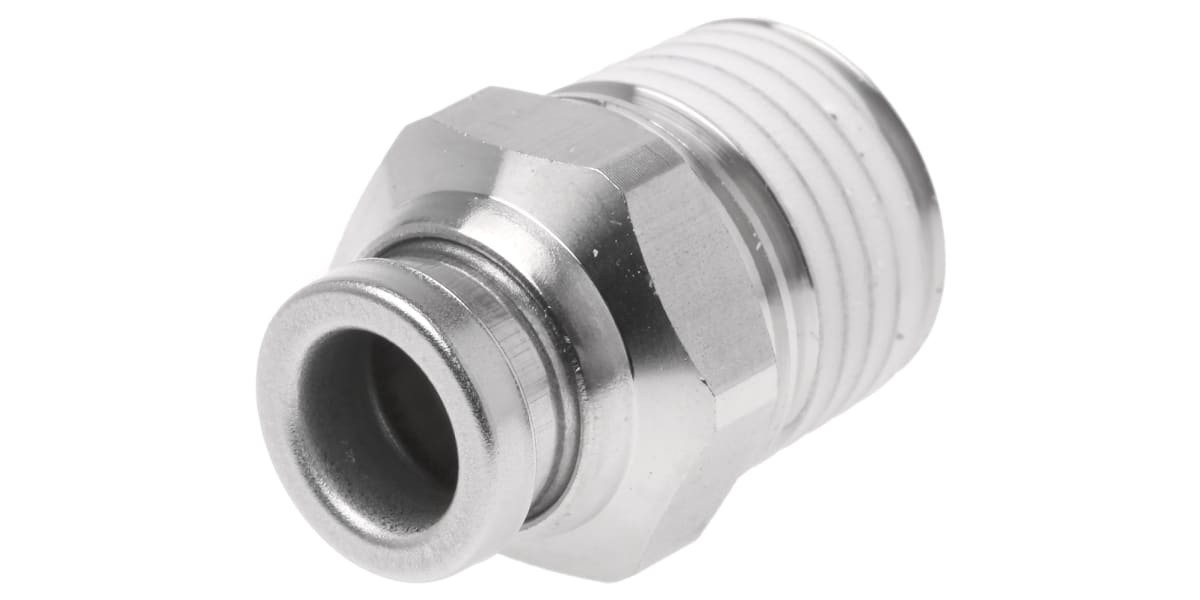 Product image for SS 316 Fitting,Male 6mm dia to R1/4