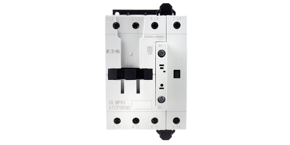 Product image for DILM CONTACTOR,39KW,63A,4 POLE,230VAC