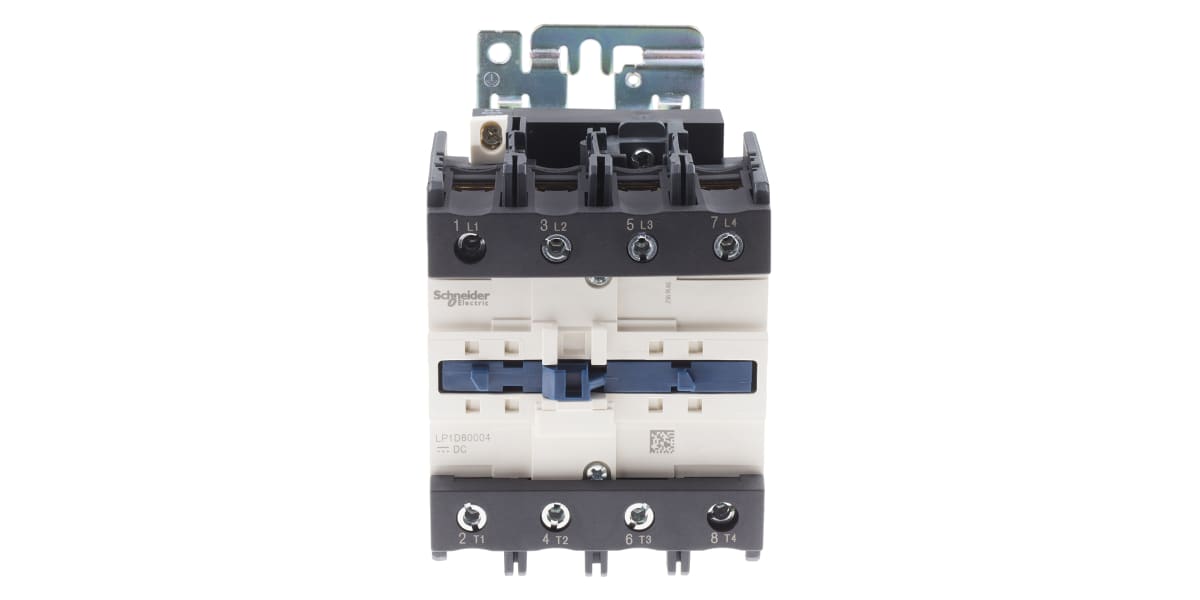 Product image for 4 pole,NO Contactor,125A,24Vdc,AC-1