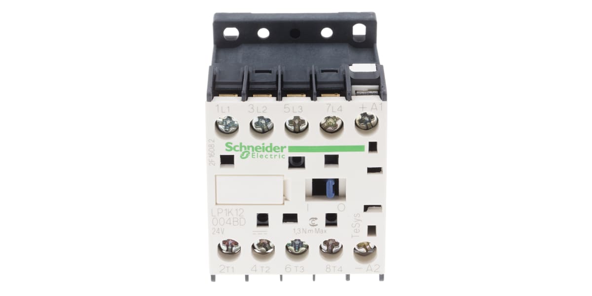 Product image for 4 Pole Contactor,20A,24Vdc,Screw Clamp