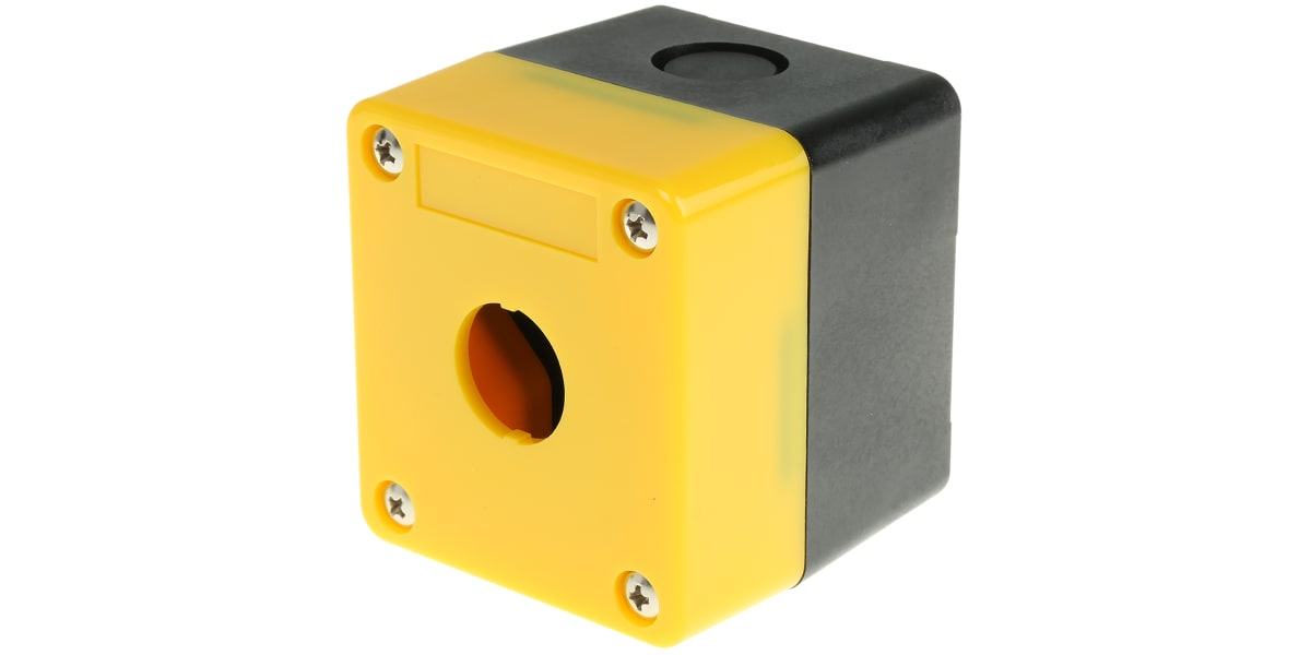 Product image for Control box for E-stop switch,1 hole