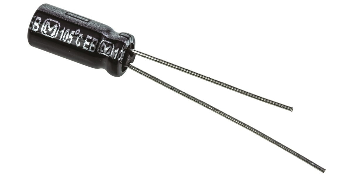 Product image for Capacitor Al Radial EB cap 50V 10uF
