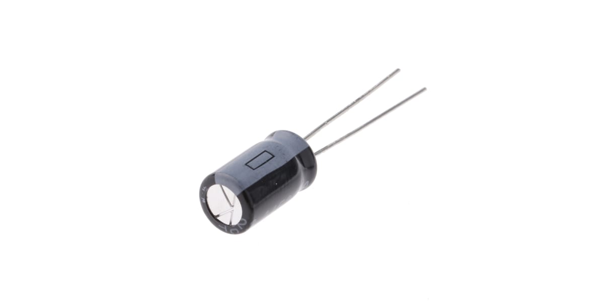 Product image for CAPACITOR AL 105DEG 100UF 35V 6.3X11