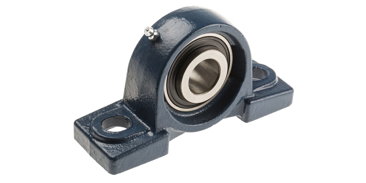 Product image for 2 BOLT PILLOW BLOCK MEDIUM DUTY 25MM