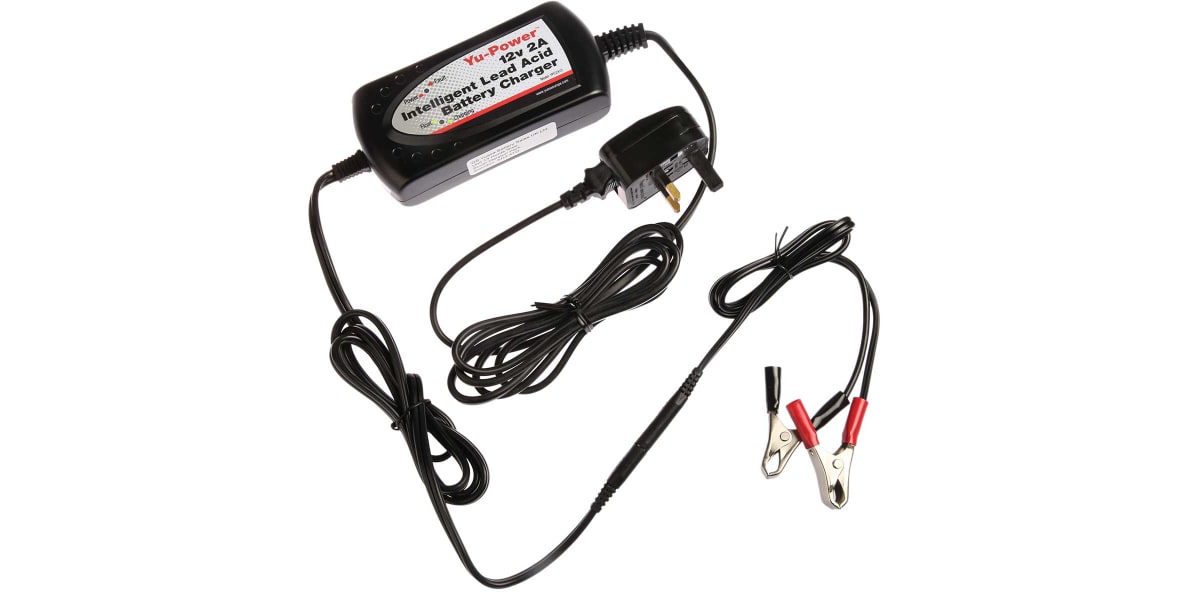 Product image for YPC 2A 12V INTELLIGENT CHARGER UK/EURO