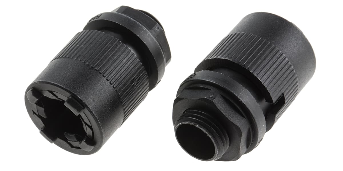 Product image for Nylon strt adaptor PG9 for conduit 16mm