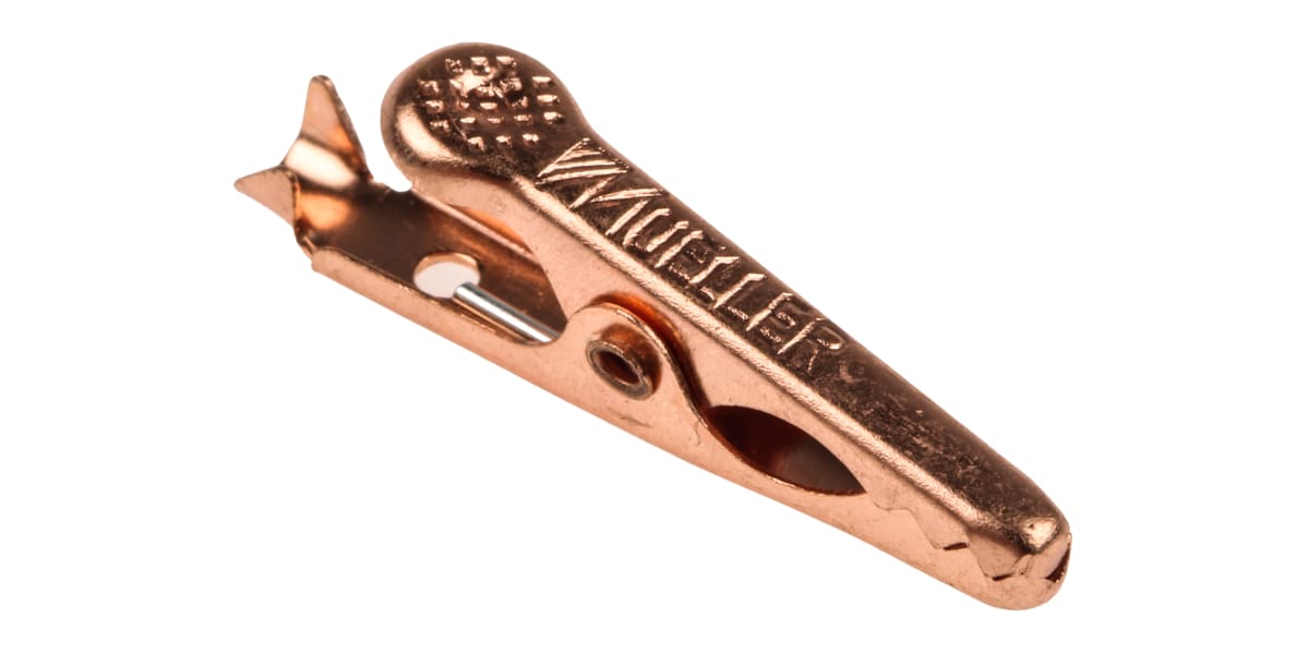 Product image for MINIATURE COPPER ALLIGATOR CLIP, 5A