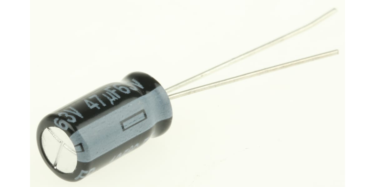 Product image for Capacitor Al FR 47uF 63V 6.3x11.2