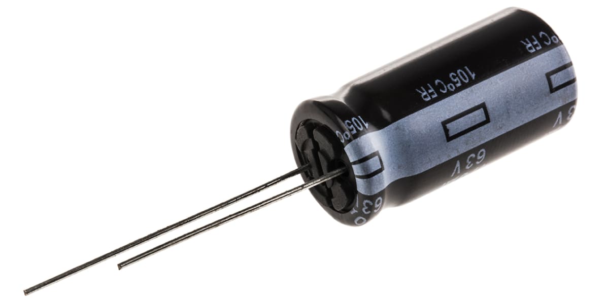 Product image for Capacitor Al FR 470uF 63V 12.5x25