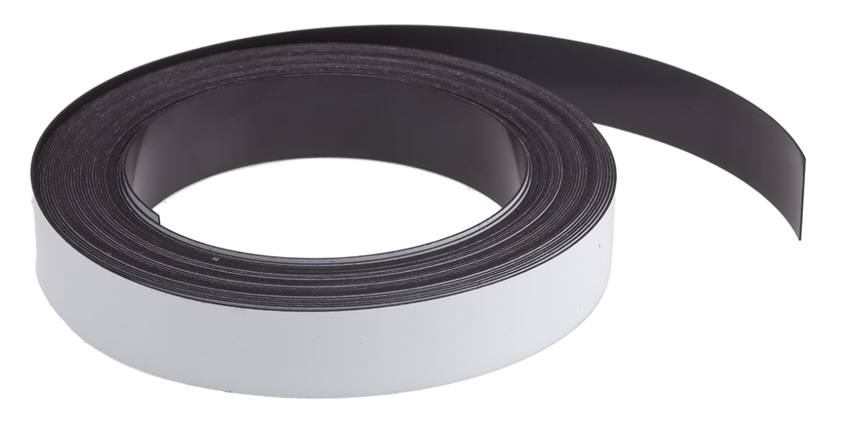 Product image for MAGNETIC RACKING STRIP - 20MM X 10M -WHT