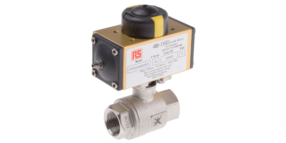 Product image for 3/4in. BSP S/Steel B/Valve DA Actuator