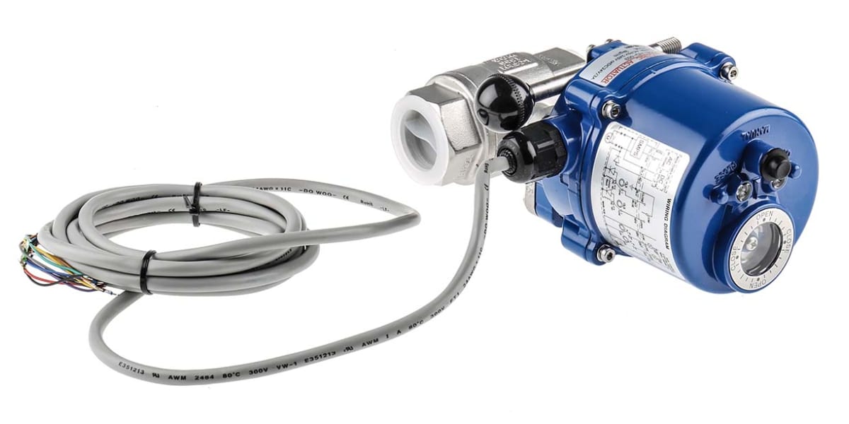 Product image for 1in.BSP S/Steel B/Valve w/ Elec.Actuator