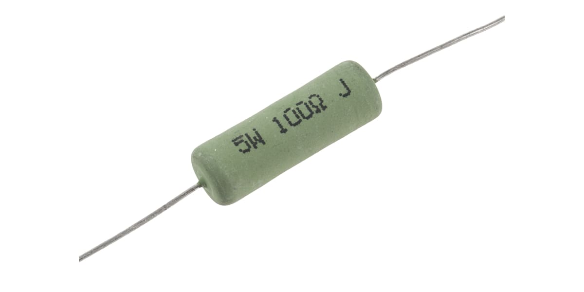 Product image for Wirewound power resistor 5W 100R 5%