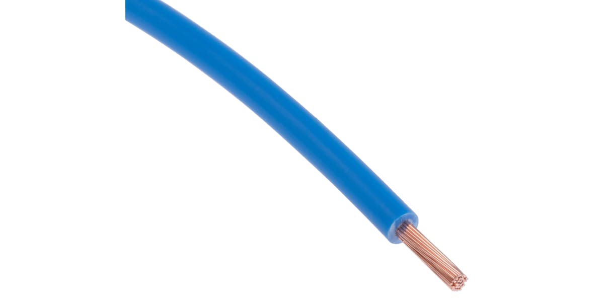 Product image for 2491B 1.5mm blue LSHF equipment wire