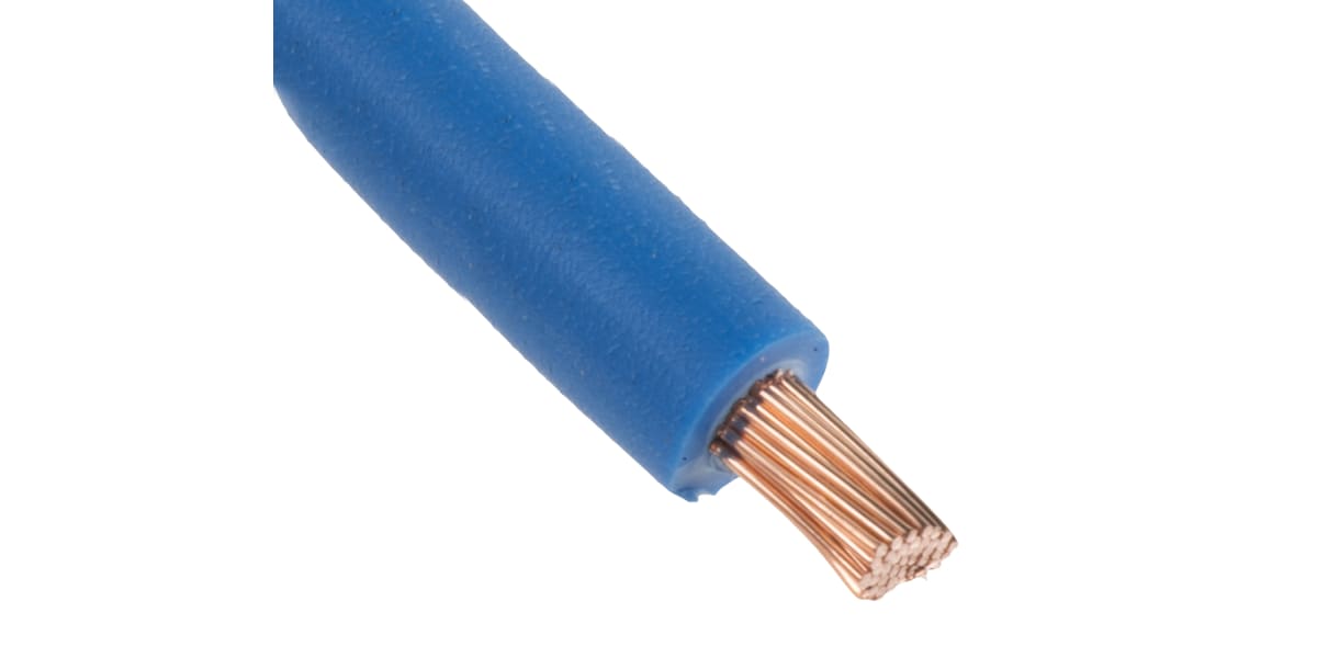 Product image for 2491B 2.5mm blue LSHF equipment wire