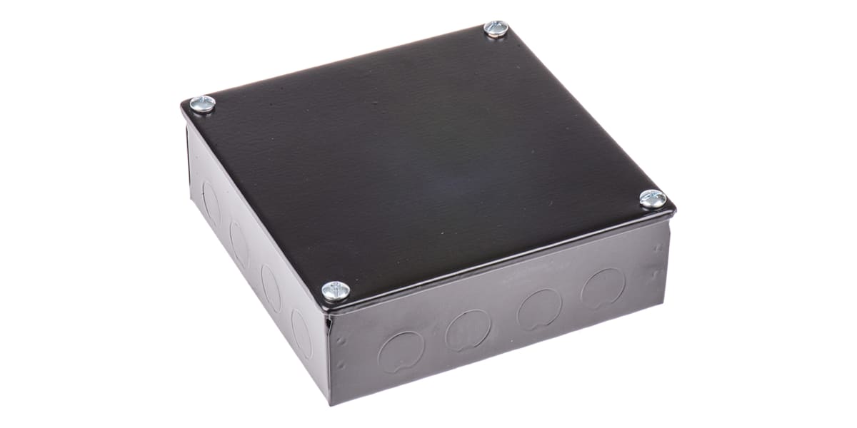 Product image for Adaptable Box 150x150x50mm Black Enamel