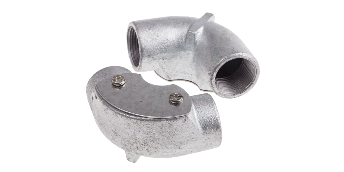 Product image for Galv steel inspection elbow fitting 25mm