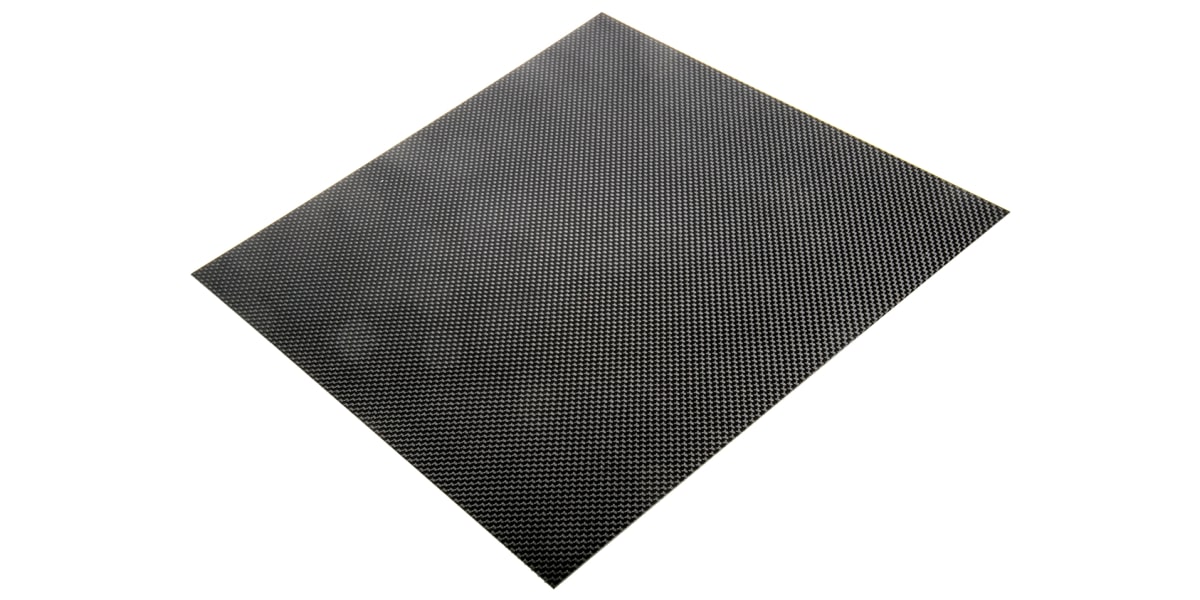 Product image for Carbon Fibre Epoxy Sheet, 300x300x1mm