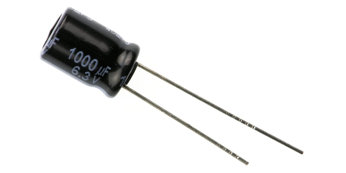 Product image for Capacitor AL FR 1000uF 6.3V 8x11.5