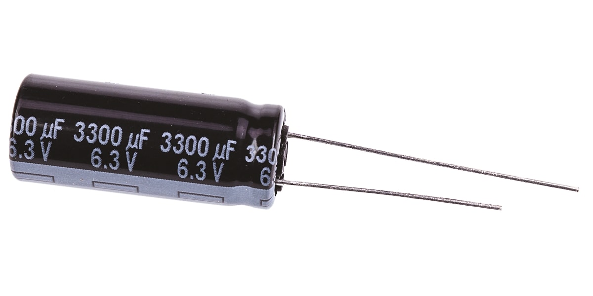 Product image for CAPACITOR AL FR 3300UF 6.3V 10X25