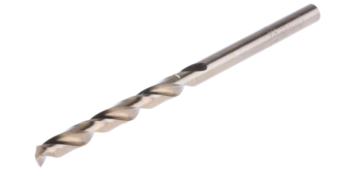 Product image for Drill Bit, HSS-Co, DIN338, 4.0x43x75mm