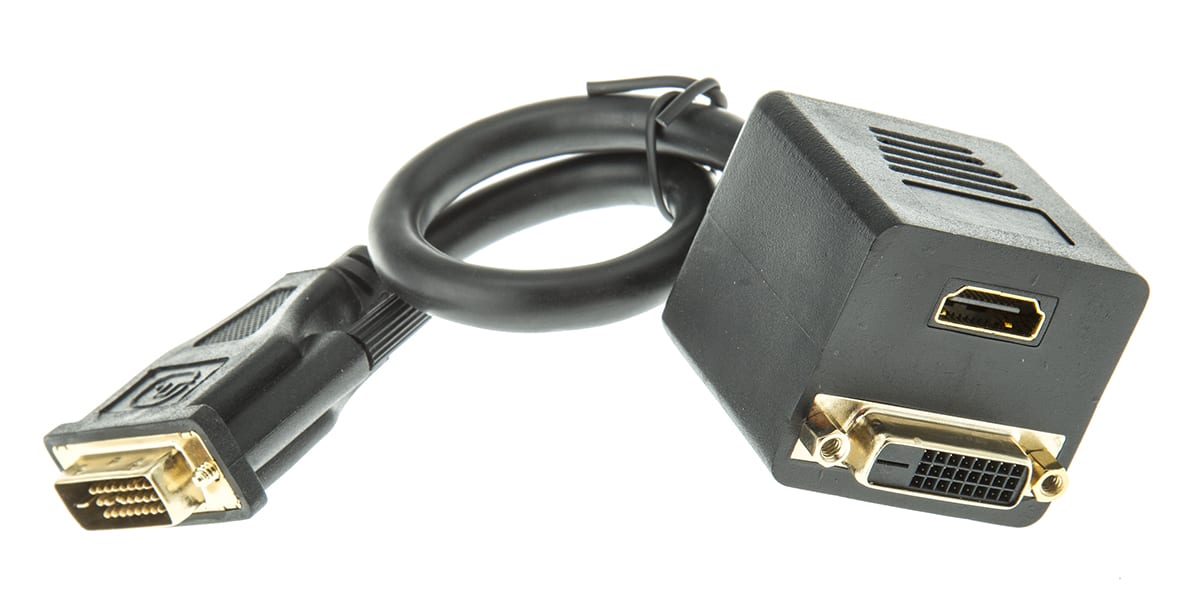 Product image for DVID MALE TO DVI-D AND HDMI