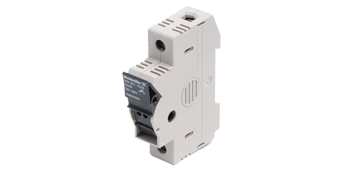 Product image for W series 1 pole fuse terminal 25mm