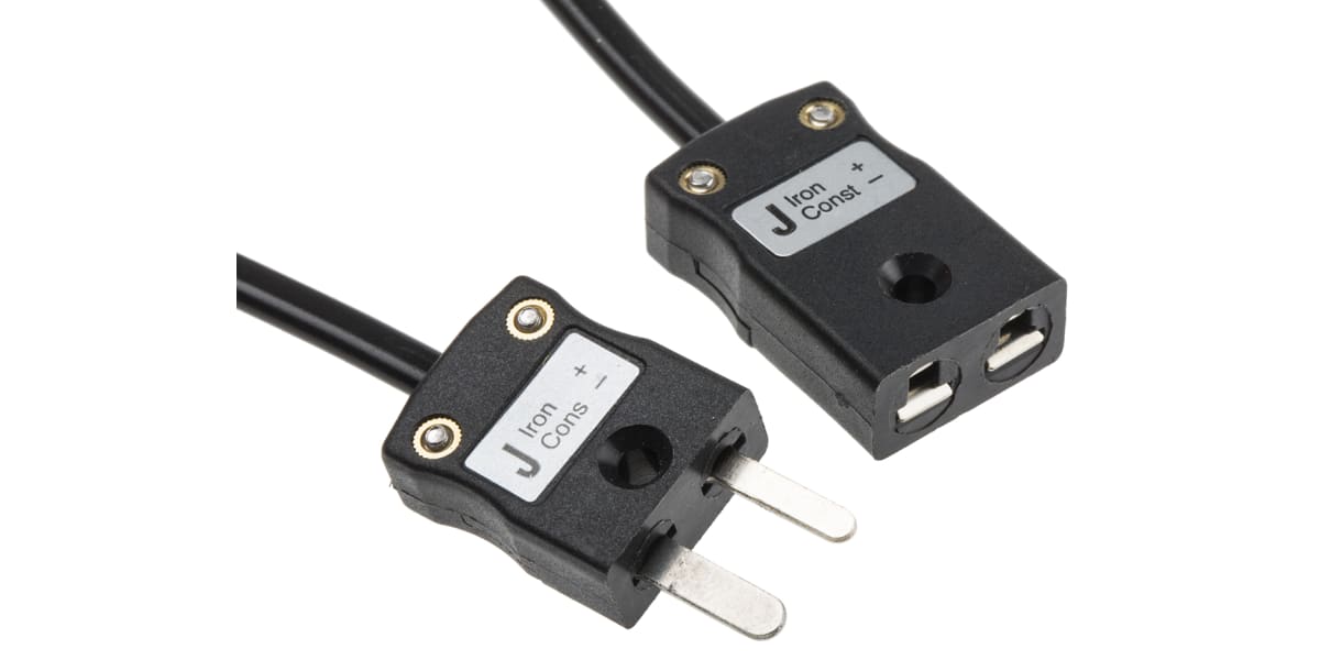 Product image for Thermocouple type J Extension Lead 2m