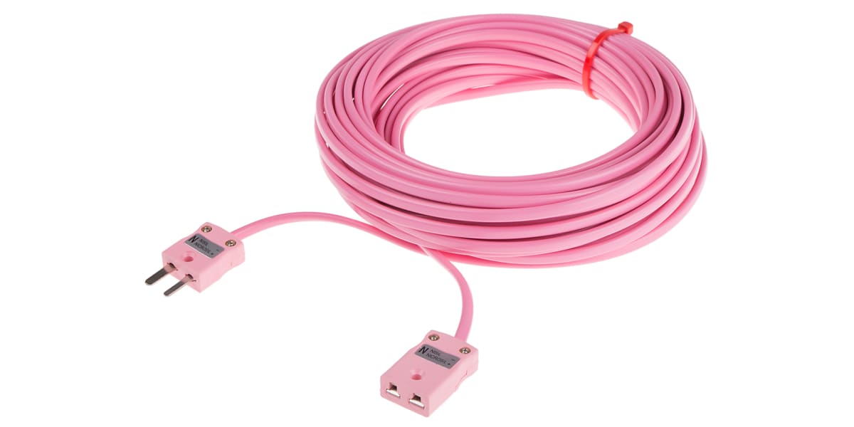 Product image for THERMOCOUPLE TYPE N EXTENSION LEAD10M