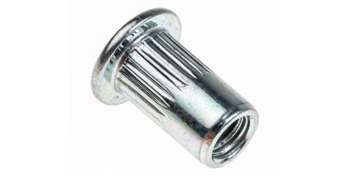 Product image for STEEL FLAT HEAD RIVET NUT - M4