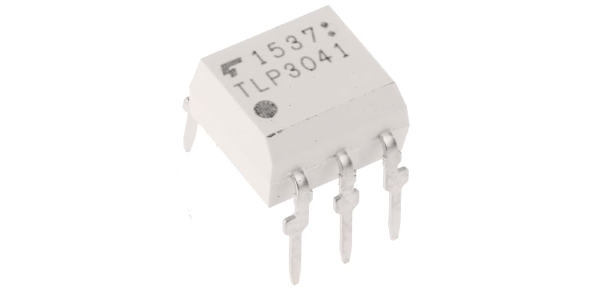 Product image for Toshiba, TLP3041(S,C,F) DC Input Triac Output Optocoupler, Through Hole, 5-Pin PDIP