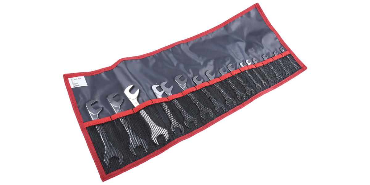 Product image for 16 Piece Open Ended Spanner Set