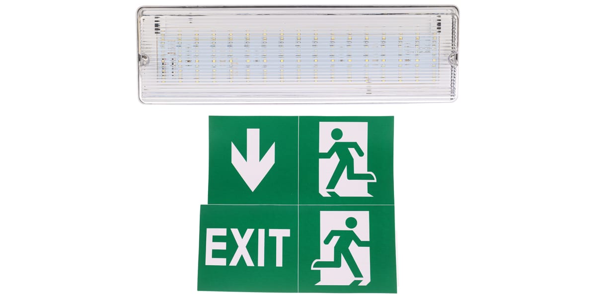 Product image for Knightsbridge LED Emergency Lighting, Bulkhead, 6 W, Maintained