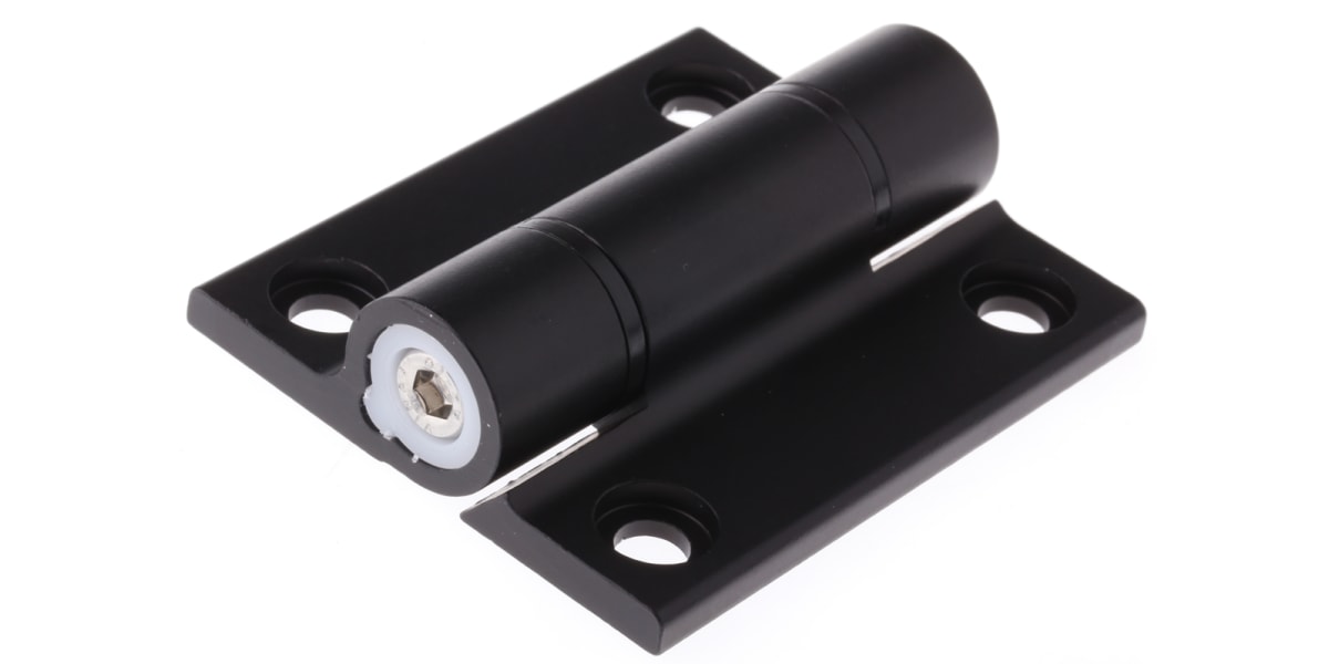 Product image for Black alu friction hinge 65x55x4.5mm