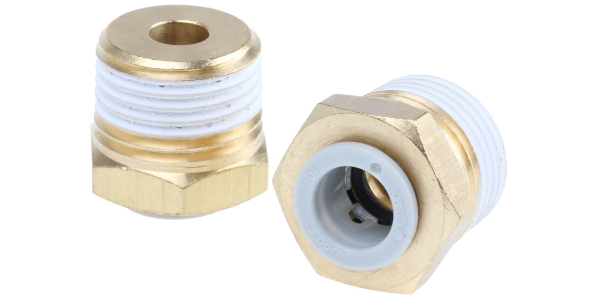 Product image for Male Connector 10mm to 1/2 with Sealant