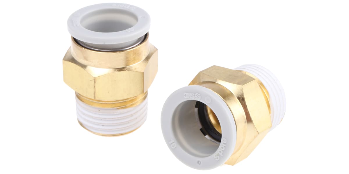 Product image for Male Connector 16mm to 1/2 with Sealant