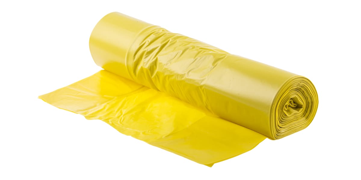 Product image for Yellow refuse sack 200 gauge