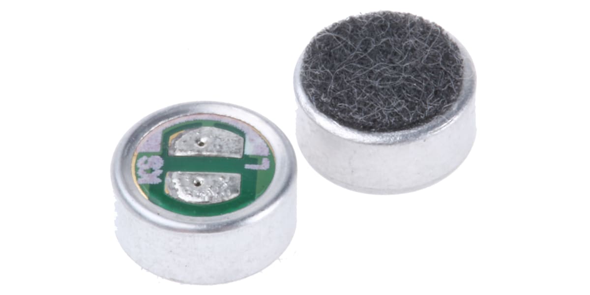 Product image for Microphone omni solder pad 6x2.7mm